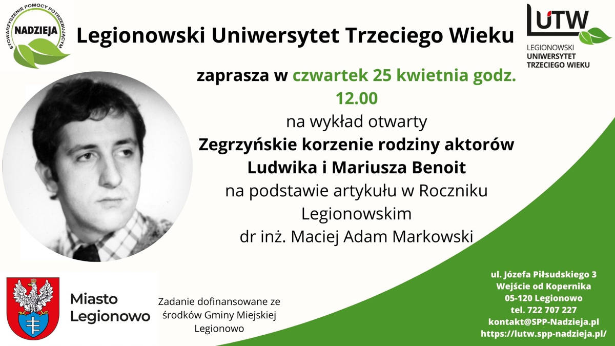 Zegrzyńskie korzenie Ludwika i Mariusza Benoit