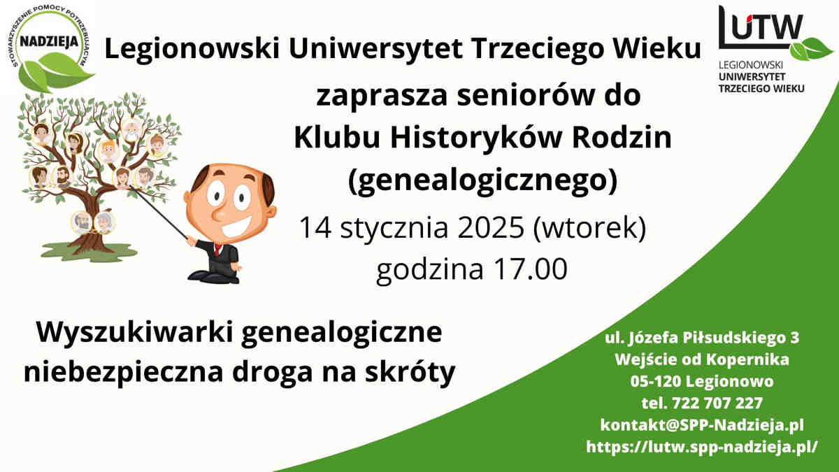 Wyszukiwarki genealogiczne niebezpieczna droga na skróty