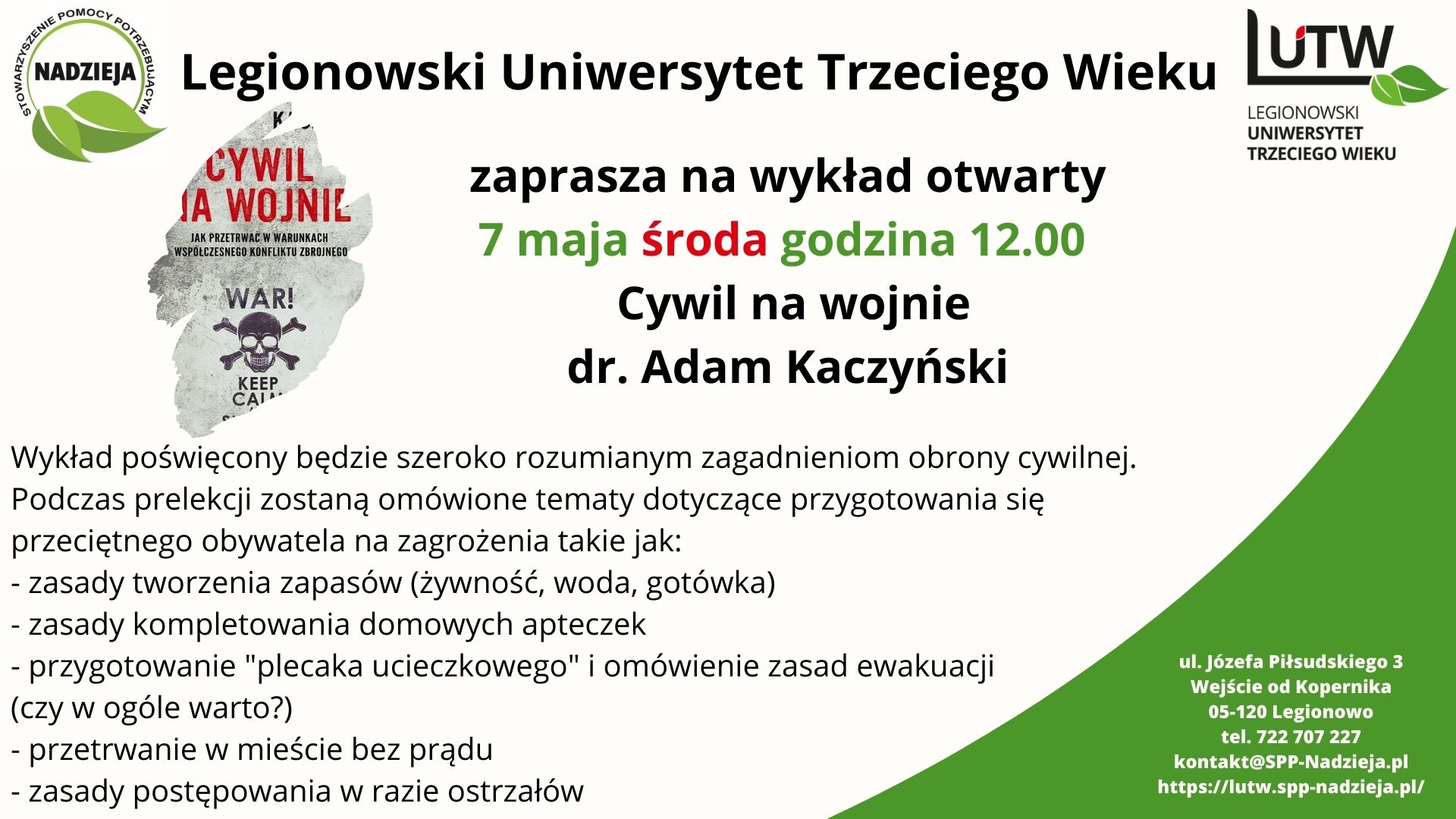 Cywil na wojnie, dr. Adam Kaczyński