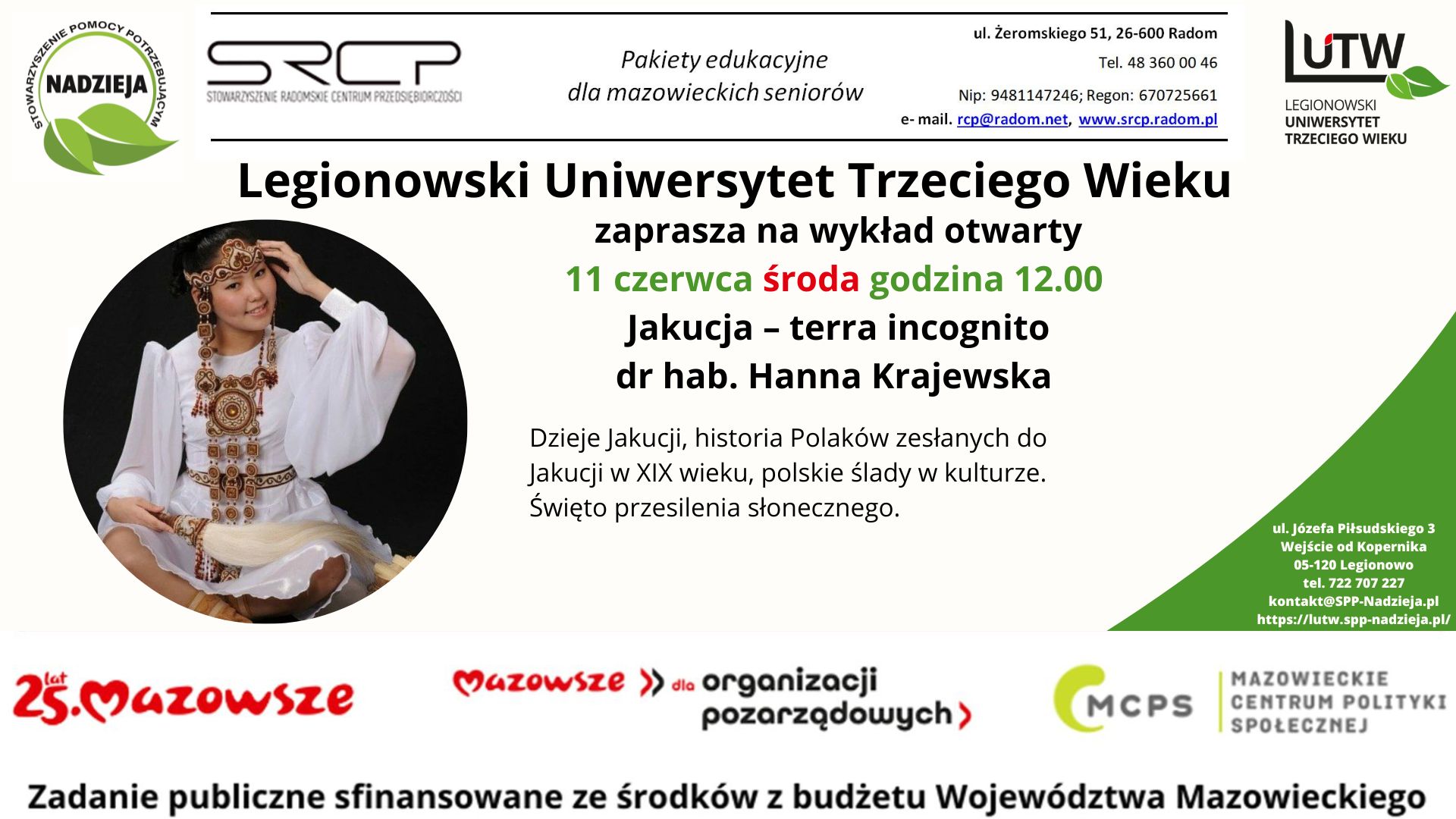 Jakucja – terra incognito, dr hab. Hanna Krajewska