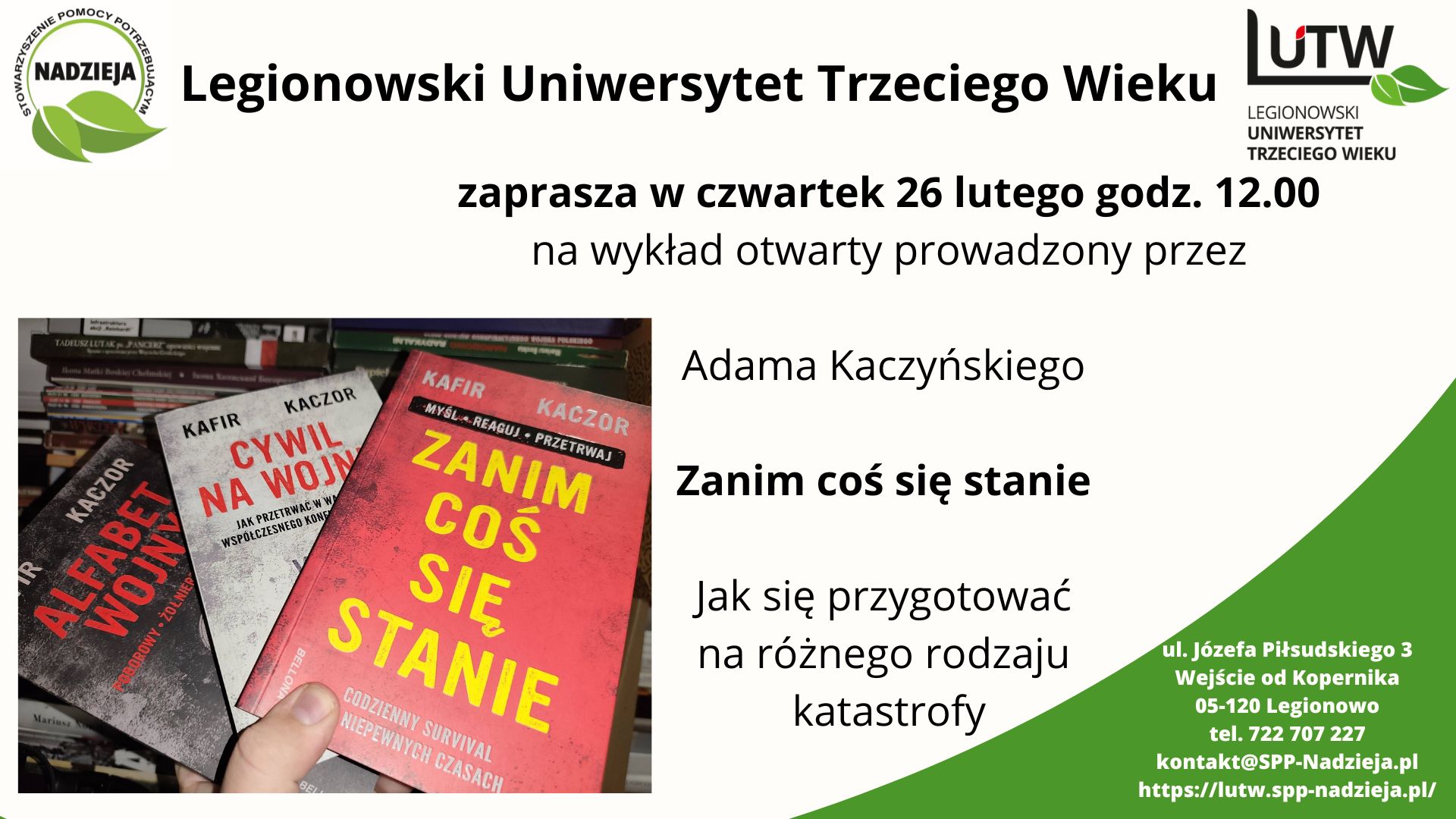 Zanim coś się stanie, Adam Kaczyński