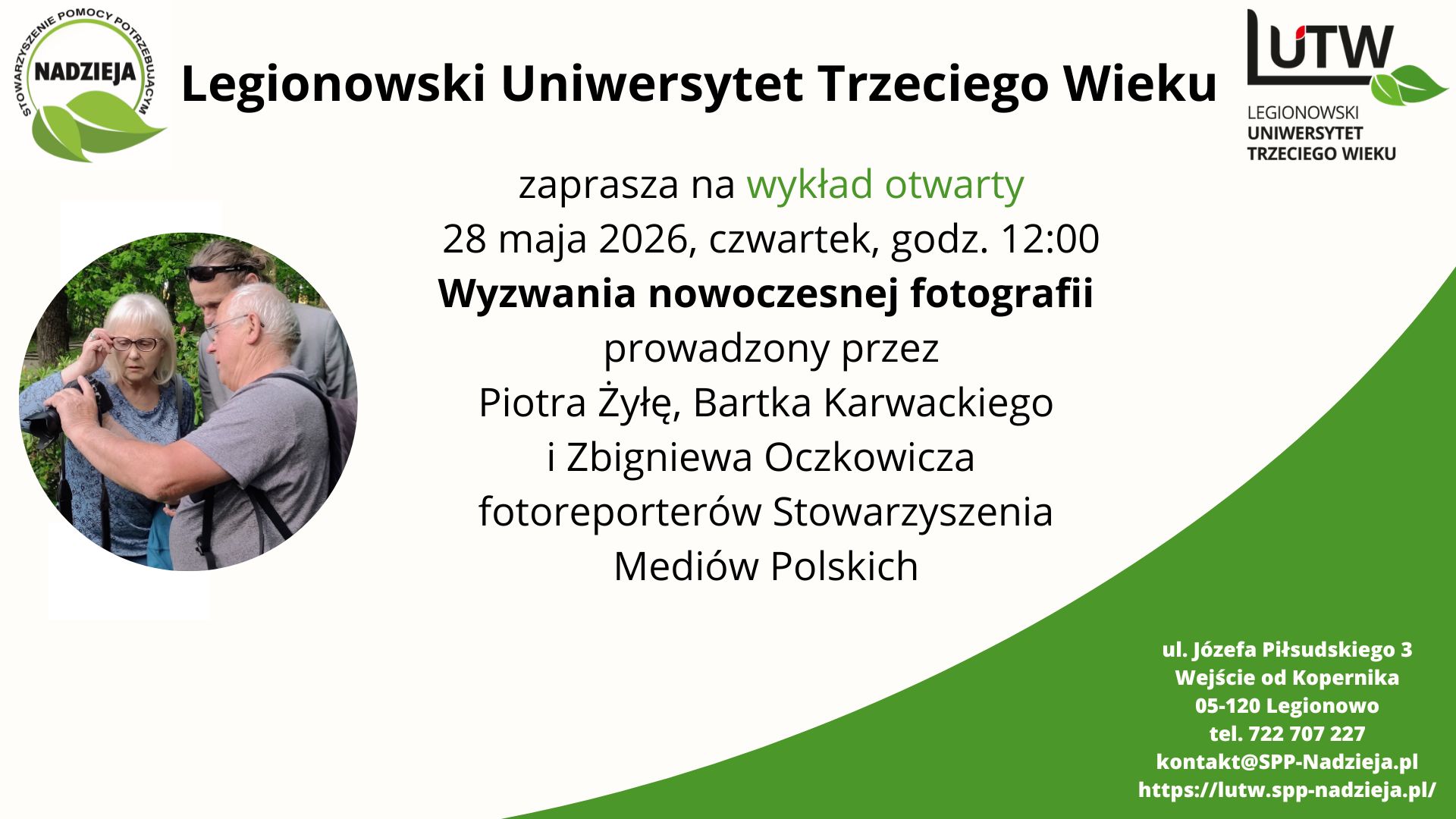 Wyzwania nowoczesnej fotografii, Piotr Żyła, Zbigniew Oczkowicz, Bartek Karwacki