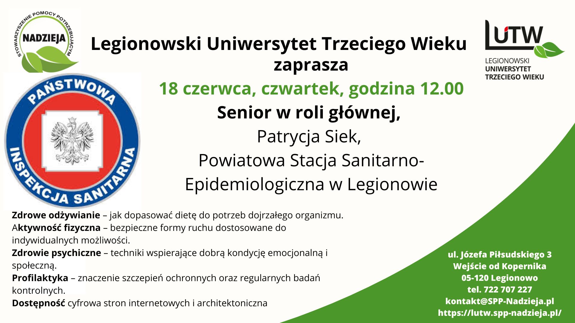 Profilaktyka w wieku senioralnym