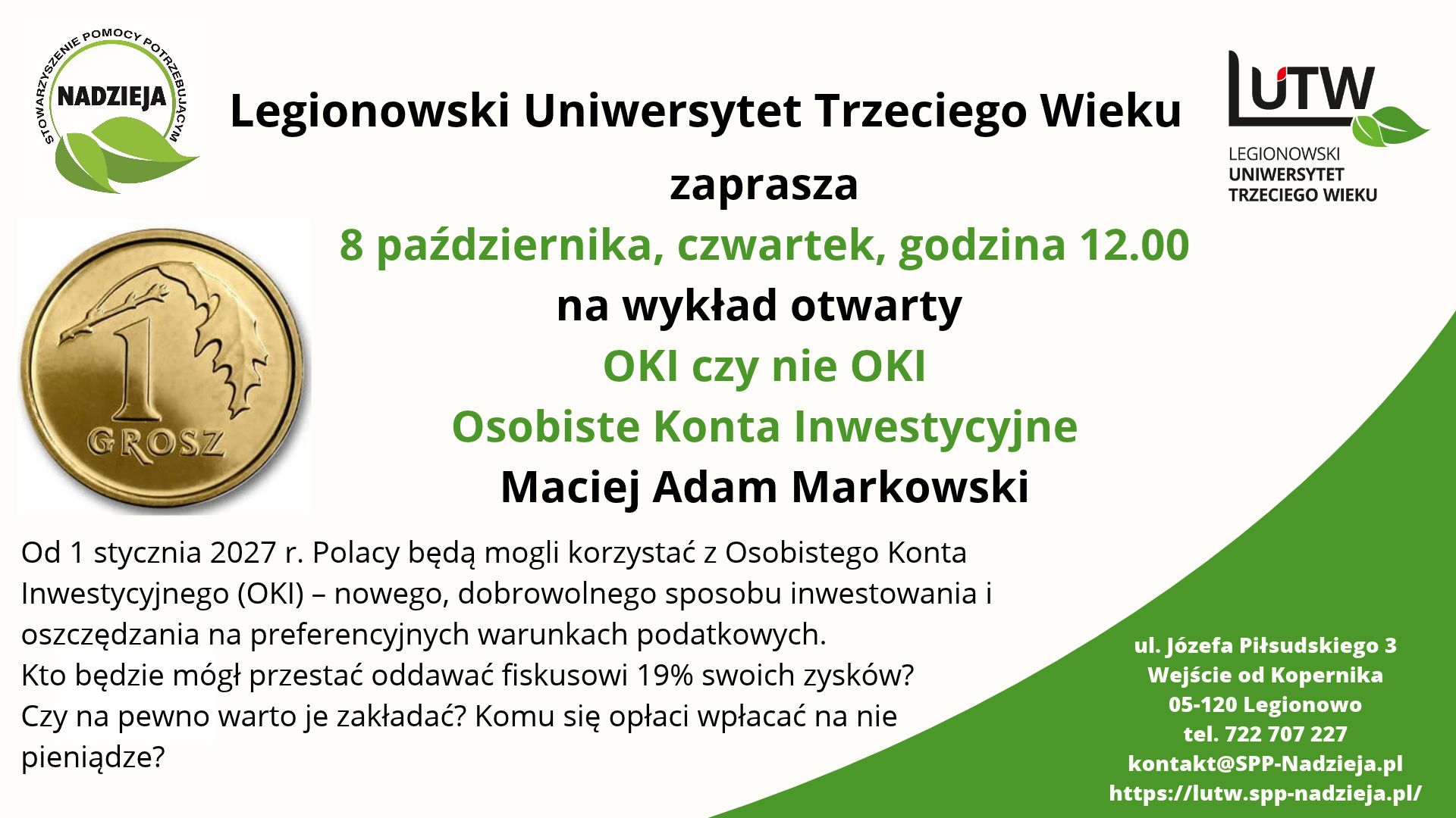 OKI czy nie OKI, Osobiste Konta Inwestycyjne